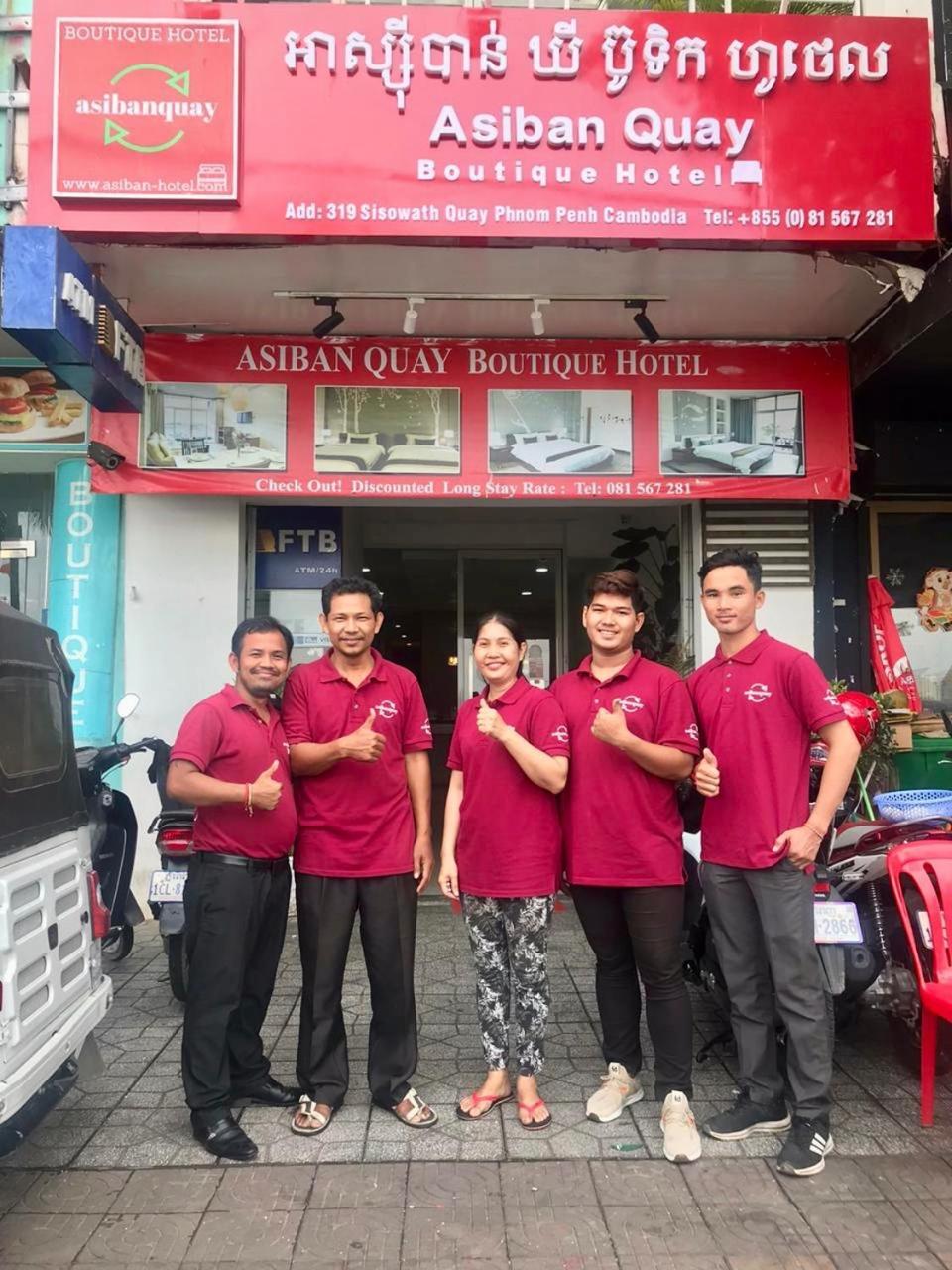 Asiban Quay Boutique Hotel Phnom Penh Esterno foto